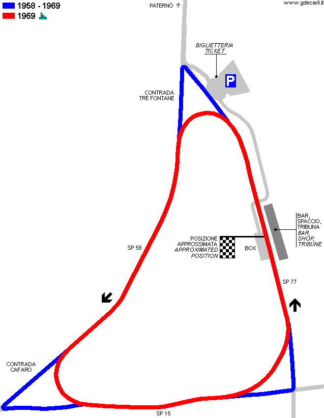 Autodromo Tre Fontane, 1969 proposal